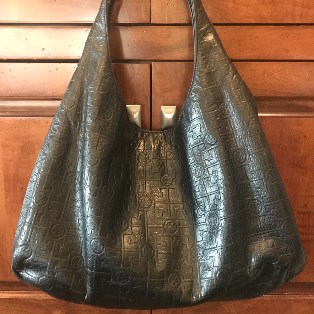 Tory Burch Dafina Embossed Leather Handbag